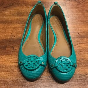 Tory Burch Turquoise Flats
